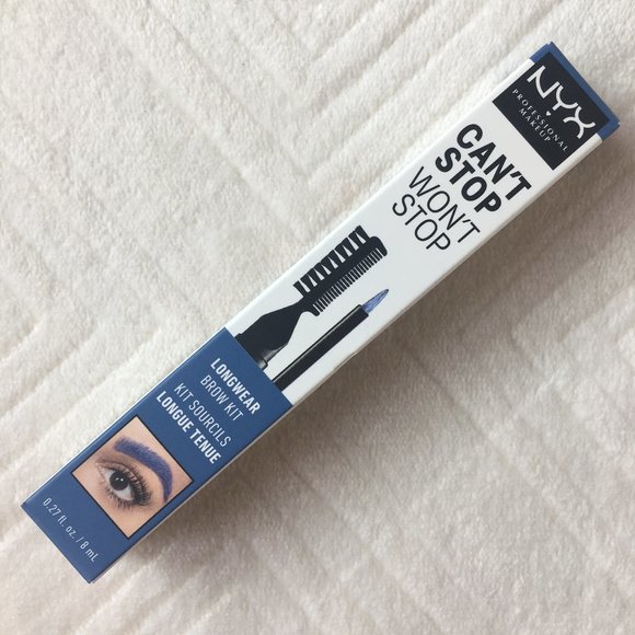 NYX Makeup Nyx Cant Stop Wont Stop Brow Kit Blue Fairy Cosplay